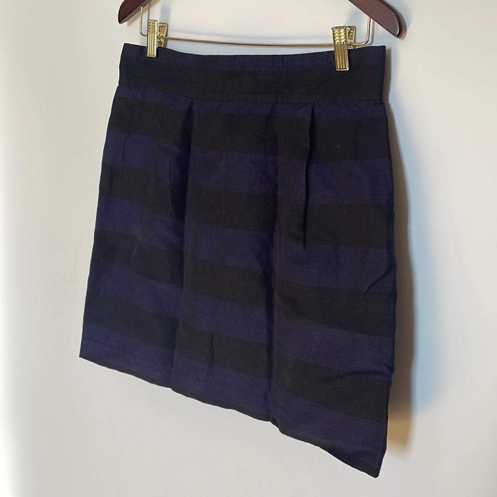 French Connection blue and black miniskirt